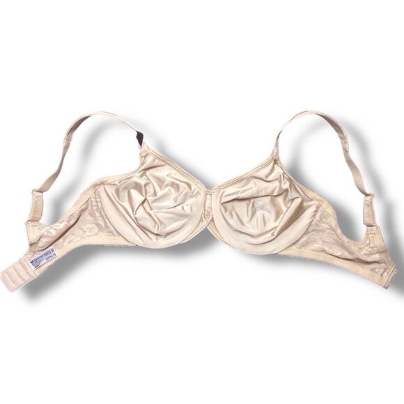 *** Full Figure Underwire Bra Beige - Picture 1 of 4
